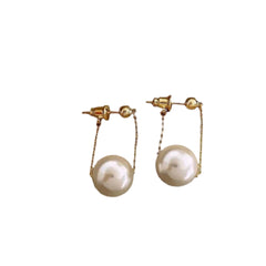 Pearl Chandelier Chain Earrings